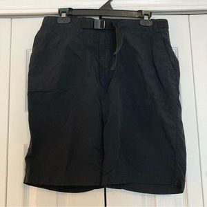 Womens REI Nylon Hiking Activewear Belted Shorts Size 14